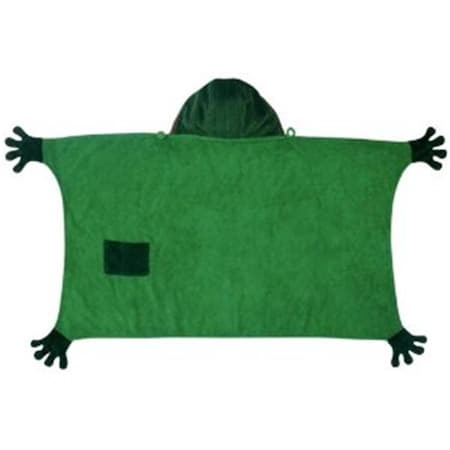 Kidorable Frog Towel Small with Hood and Pocket Kidorable frog towel small